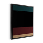 Contemporary Color Block XII Framed Canvas Print Gallery Image 2