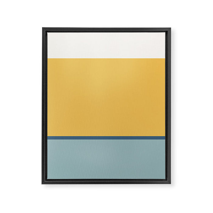 Contemporary Color Block XIII Framed Canvas Print Gallery Image 1