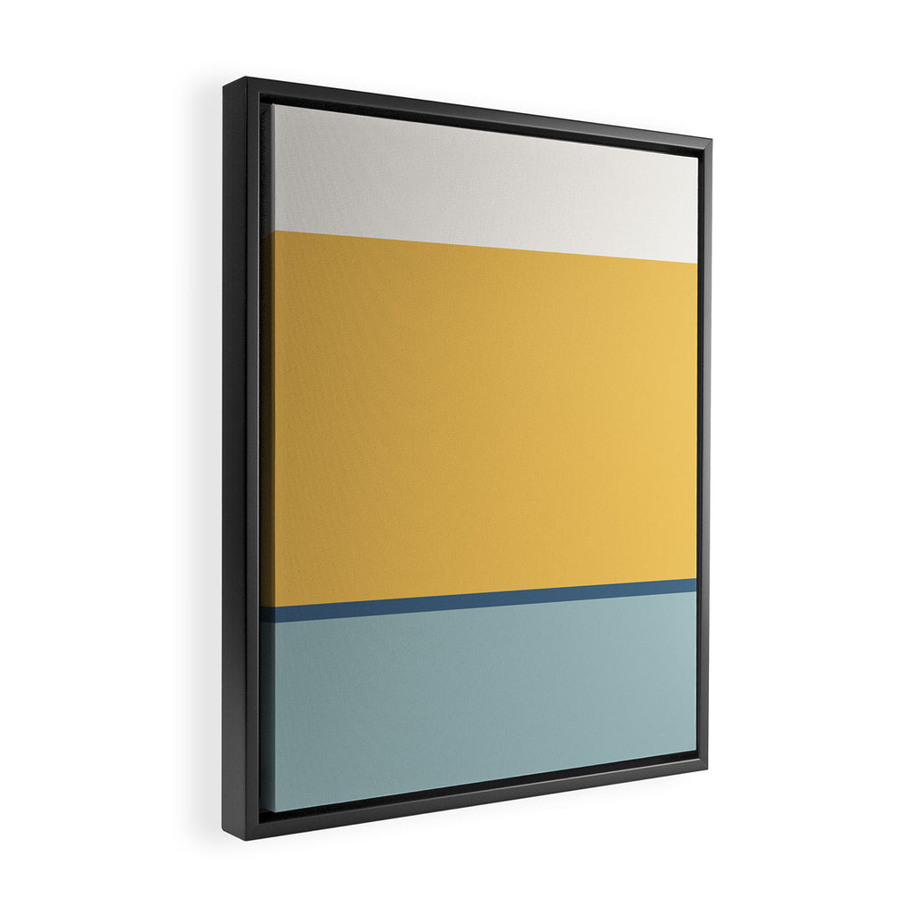 Contemporary Color Block XIII Framed Canvas Print Gallery Image 2