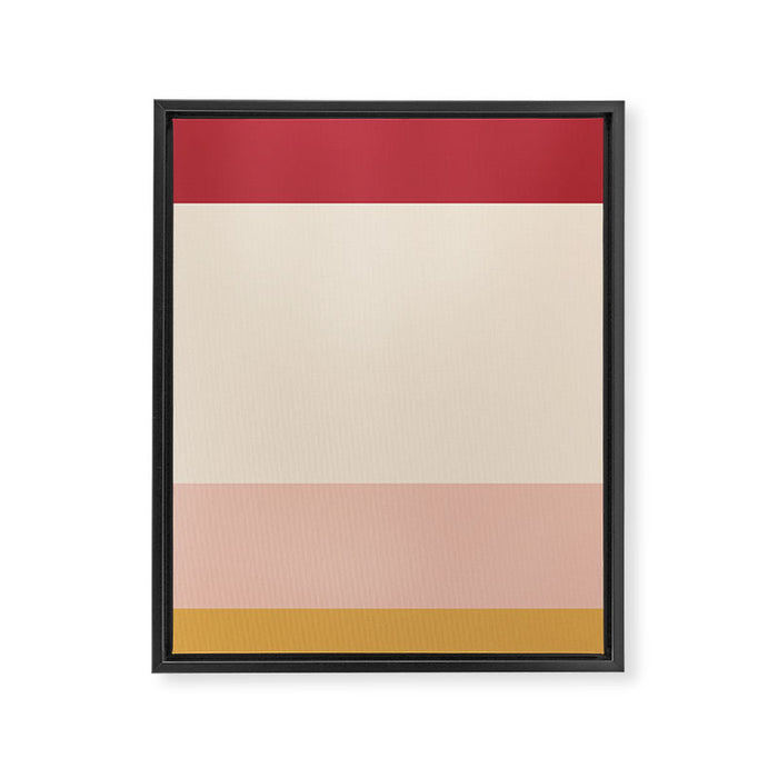 Contemporary Color Block II Framed Canvas Print Gallery Image 1