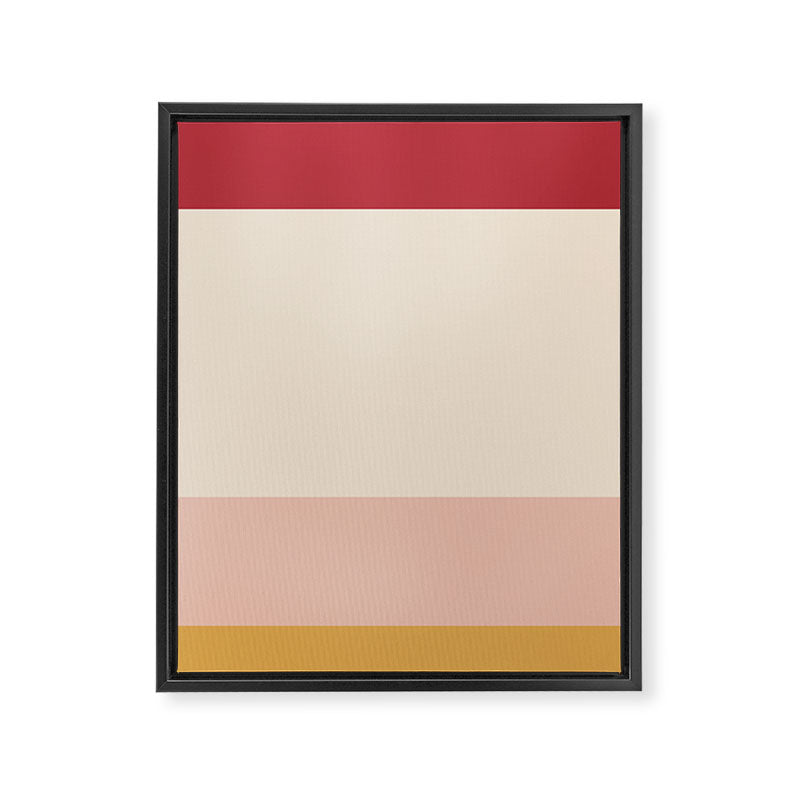 Contemporary Color Block II Framed Canvas Print Gallery Image 6