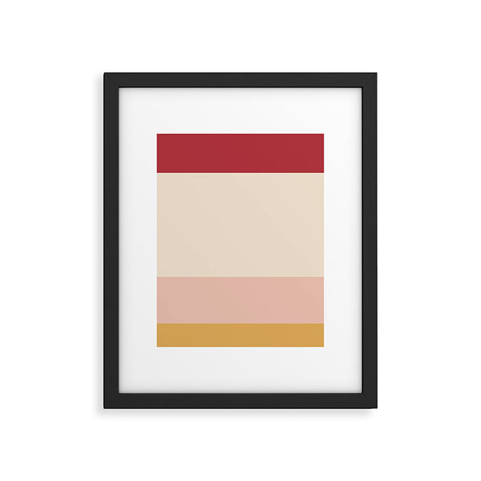 Contemporary Color Block II Framed Art Print Gallery Image 1
