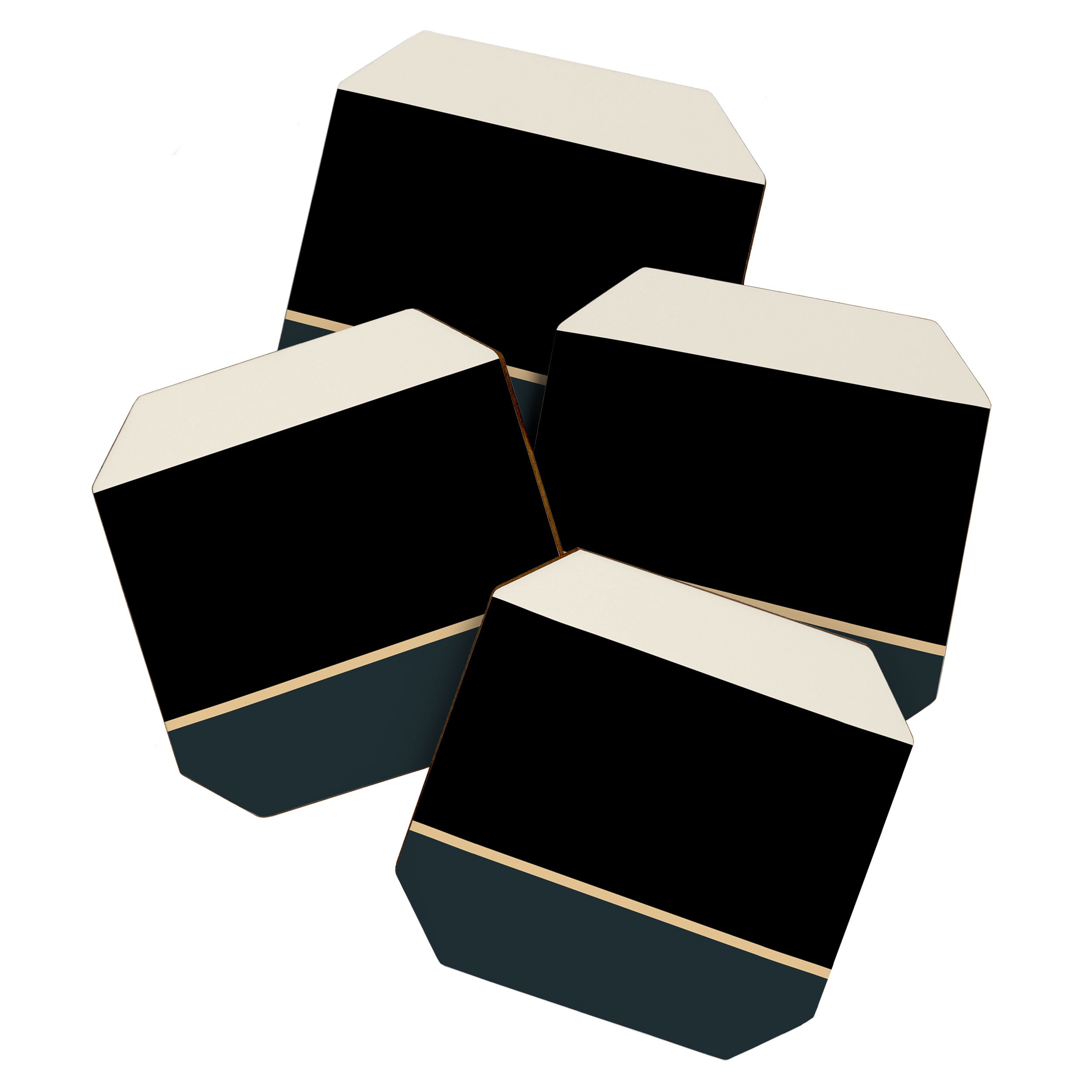 Contemporary Color Block XLV Coaster Gallery Image 1