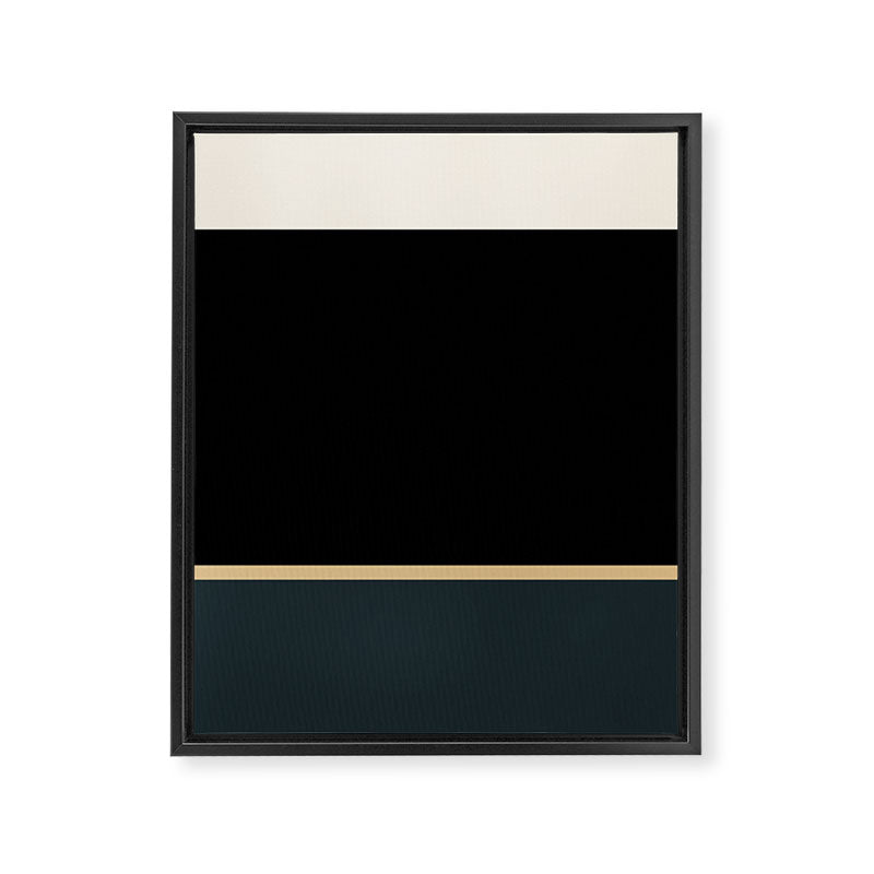 Contemporary Color Block XLV Framed Canvas Print Gallery Image 6