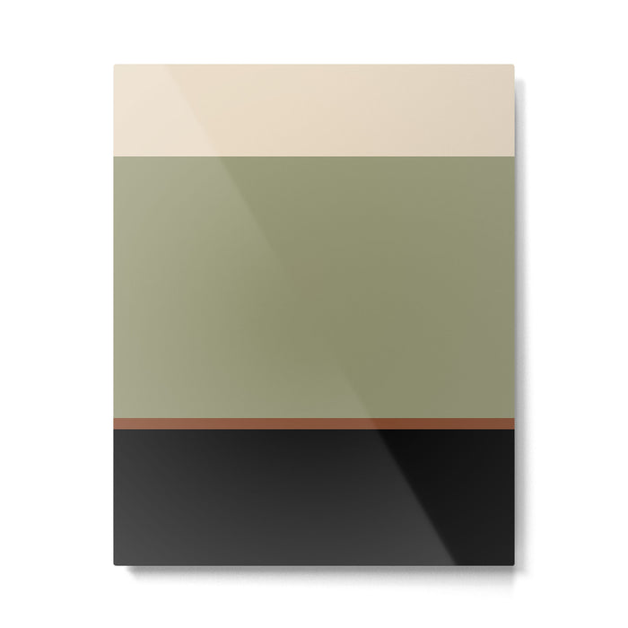 Contemporary Color Block XLVIII Metal Print Gallery Image 1