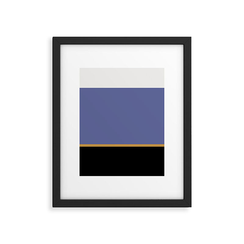Contemporary Color Block XVII Framed Art Print Gallery Image 5