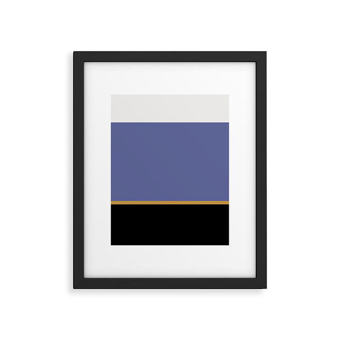 Contemporary Color Block XVII Framed Art Print Gallery Image 1