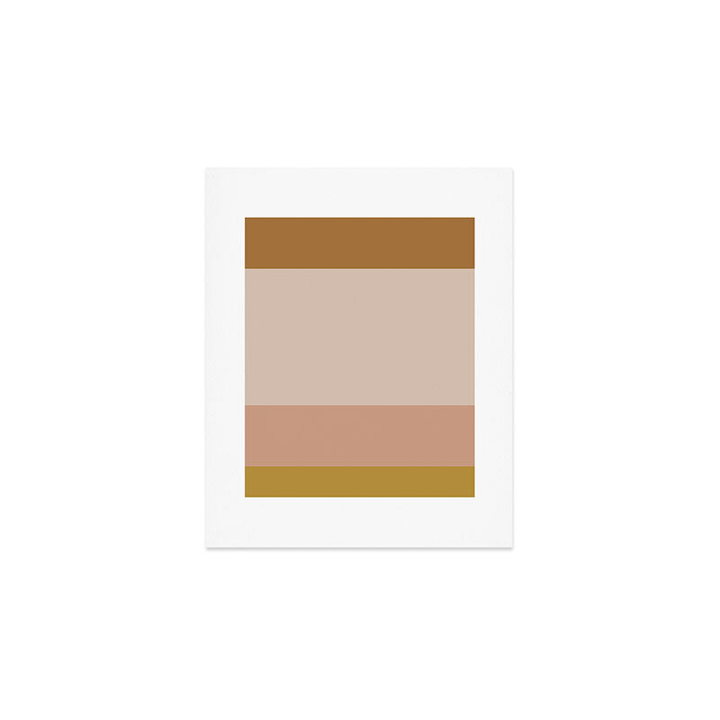 Contemporary Color Block X Art Print Gallery Image 1