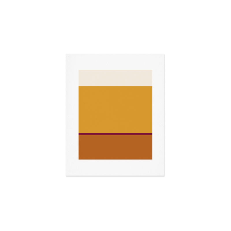 Contemporary Color Block XXI Art Print Gallery Image 1