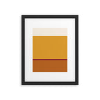 Contemporary Color Block XXI Framed Art Print Gallery Image 5