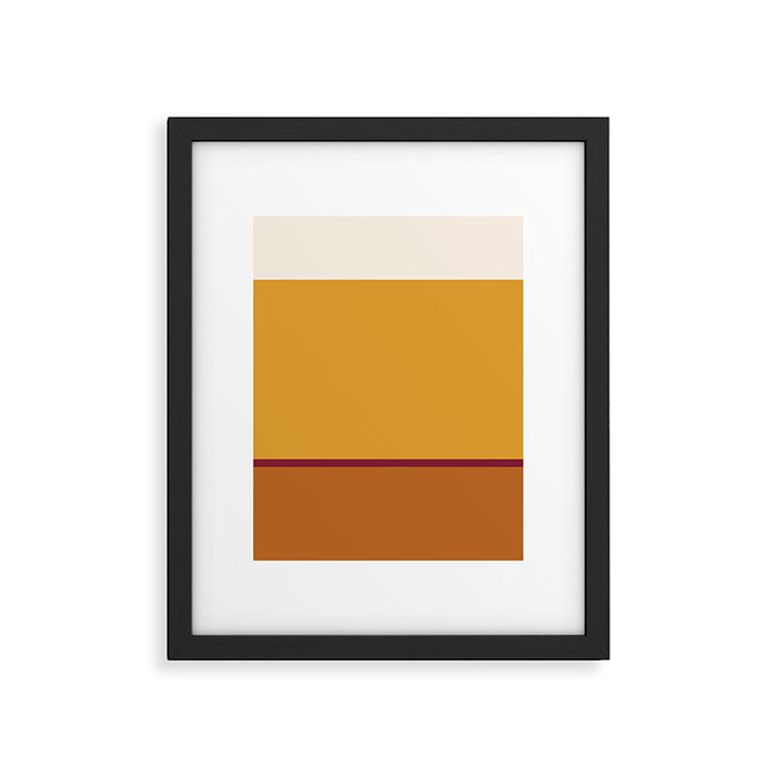 Contemporary Color Block XXI Framed Art Print Gallery Image 1