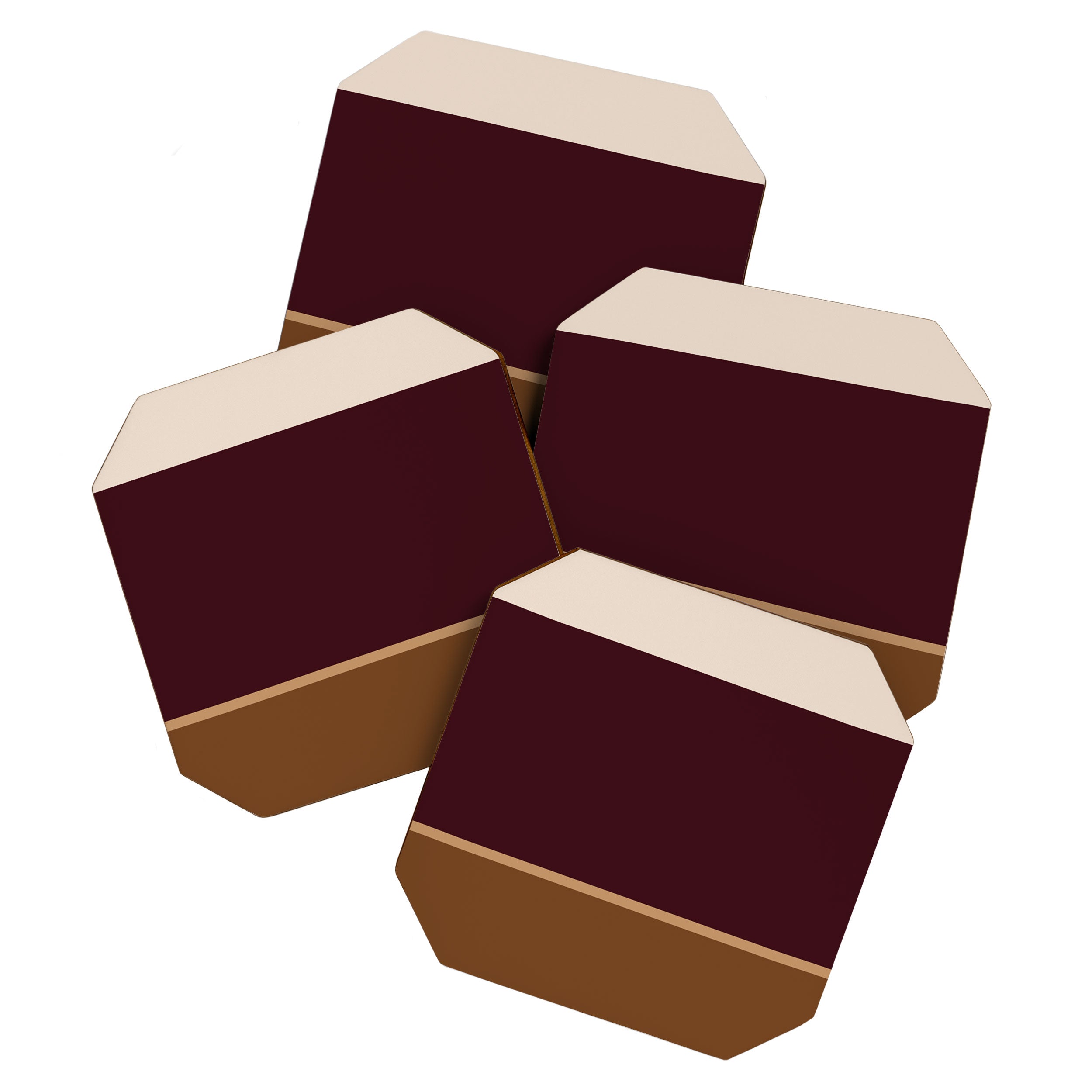 Contemporary Color Block XXV Coaster Gallery Image 1