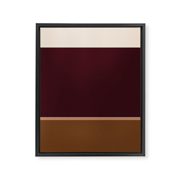 Contemporary Color Block XXV Framed Canvas Print Gallery Image 1