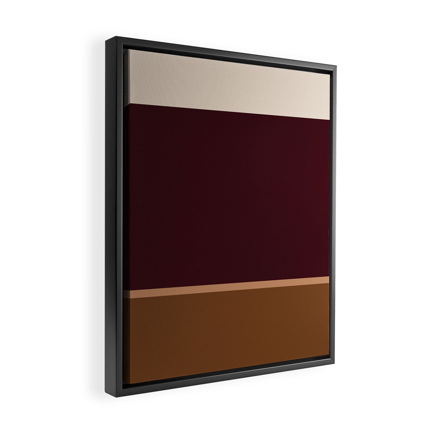 Contemporary Color Block XXV Framed Canvas Print Gallery Image 2