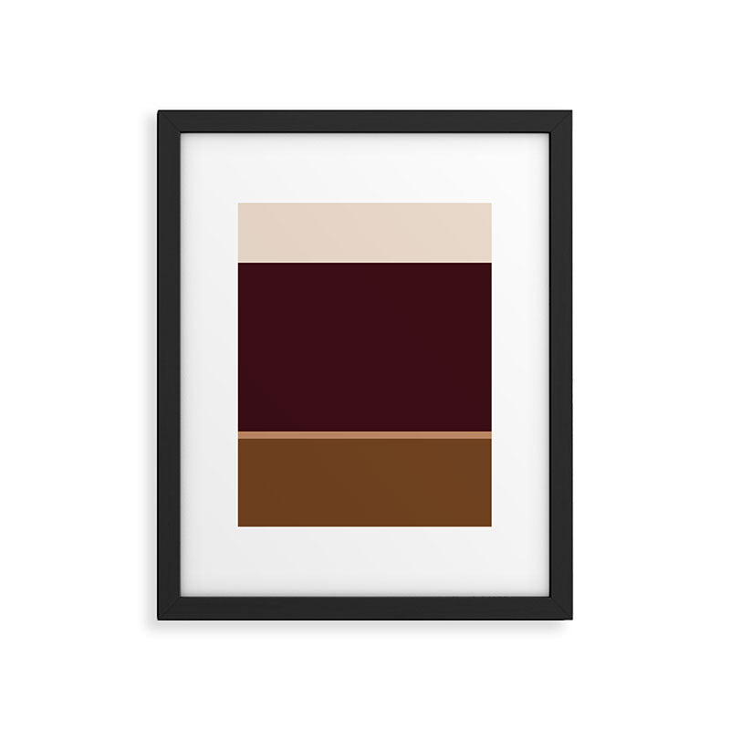 Contemporary Color Block XXV Framed Art Print Gallery Image 5