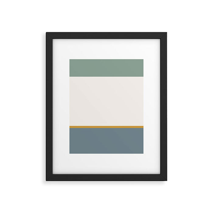 Contemporary Color Block XXXII Framed Art Print Gallery Image 1
