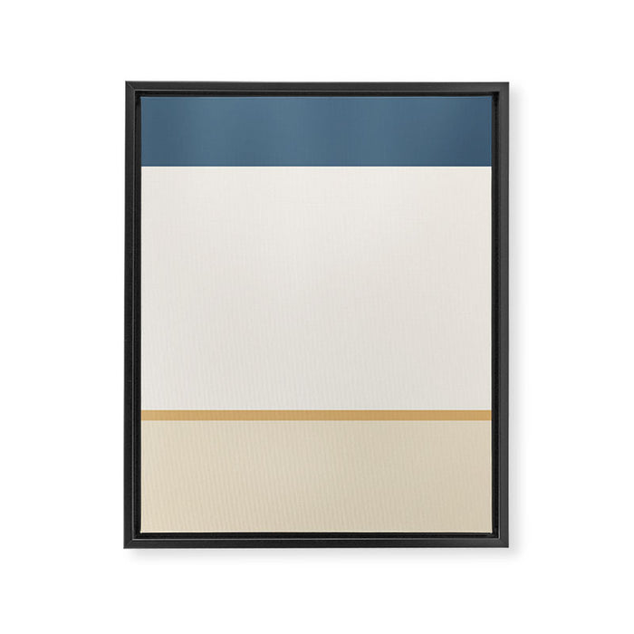 Contemporary Color Block XXXIX Framed Canvas Print Gallery Image 1