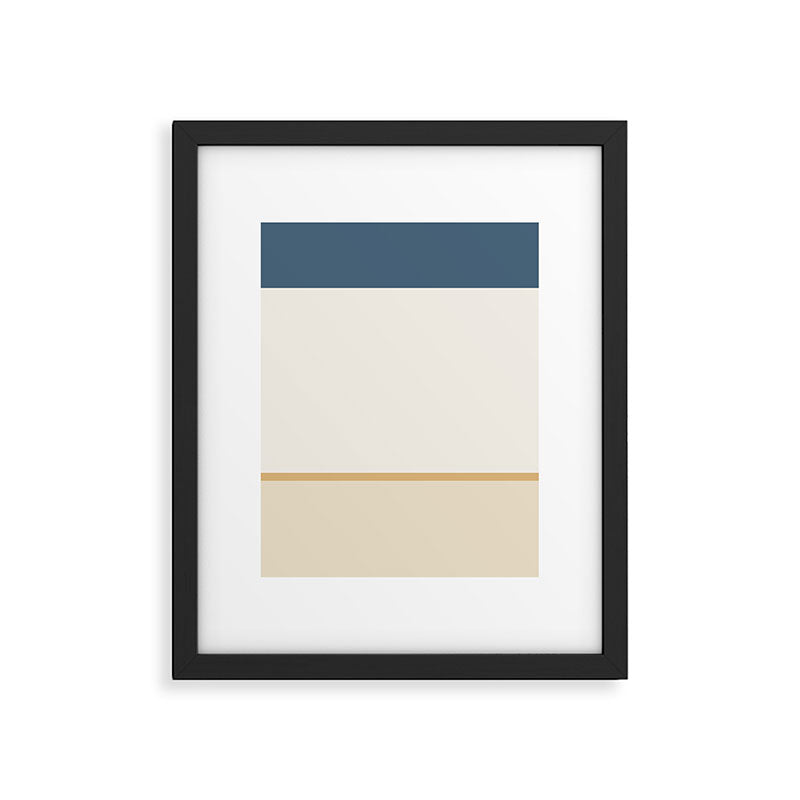 Contemporary Color Block XXXIX Framed Art Print Gallery Image 5