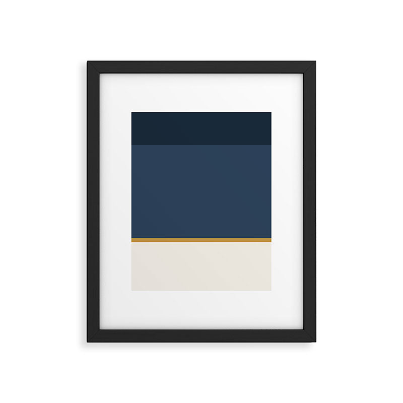 Contemporary Color Block XXXVI Framed Art Print Gallery Image 5