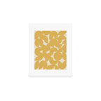 Contemporary Geometric Shapes - Orange Art Print Gallery Image 1