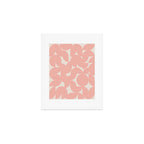 Contemporary Geometric Shapes - Soft Pink Art Print Gallery Image 1