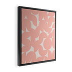 Contemporary Geometric Shapes - Soft Pink Framed Canvas Print Gallery Image 2