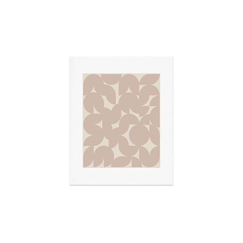 Contemporary Geometric Shapes - Natural Neutral Art Print Gallery Image 1