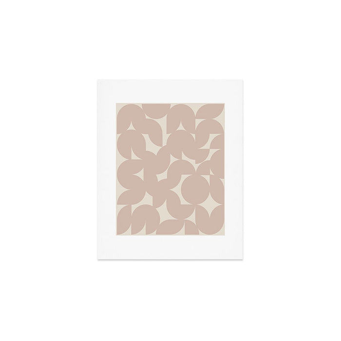 Contemporary Geometric Shapes - Natural Neutral Art Print Gallery Image 1