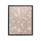 Contemporary Geometric Shapes - Natural Neutral Framed Canvas Print Gallery Image 8