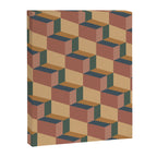 Cuboid Geometric Abstract Shapes Pattern XI Canvas Print Gallery Image 8