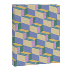 Cuboid Geometric Abstract Shapes Pattern XVI Canvas Print Gallery Image 8