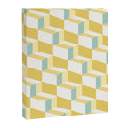 Cuboid Geometric Abstract Shapes Pattern XXXVI Canvas Print Gallery Image 8