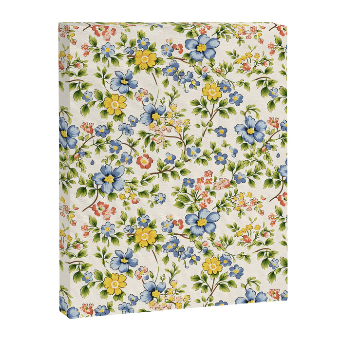 Cute Summer Floral Hand Painted Canvas Print Gallery Image 1