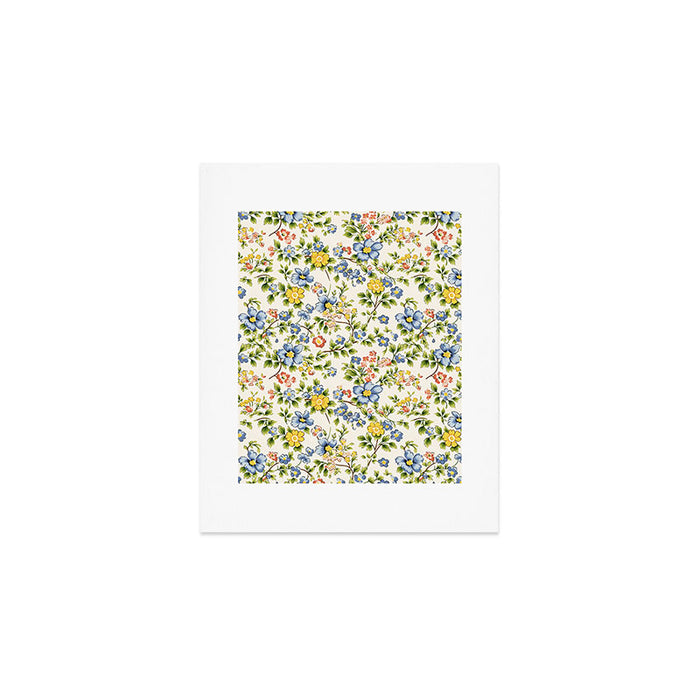 Cute Summer Floral Hand Painted Art Print Gallery Image 1