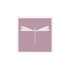 Dragonfly Minimalism XVI Lavender Purple Art Print Gallery Image 1