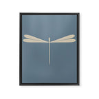 Dragonfly Pattern I Blue Framed Canvas Print Gallery Image 8
