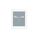 Dragonfly Pattern IX Soft Blue Art Print Gallery Image 1