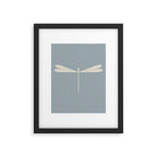 Dragonfly Pattern IX Soft Blue Framed Art Print Gallery Image 6