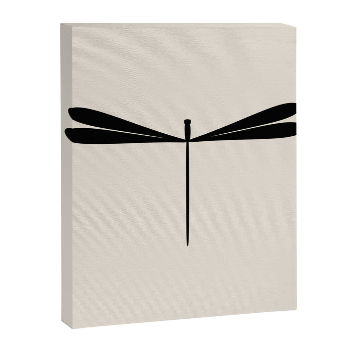 Dragonfly Pattern VIII Neutral Off White Canvas Print Gallery Image 1