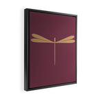 Dragonfly Pattern XIII Mauve Framed Canvas Print Gallery Image 2