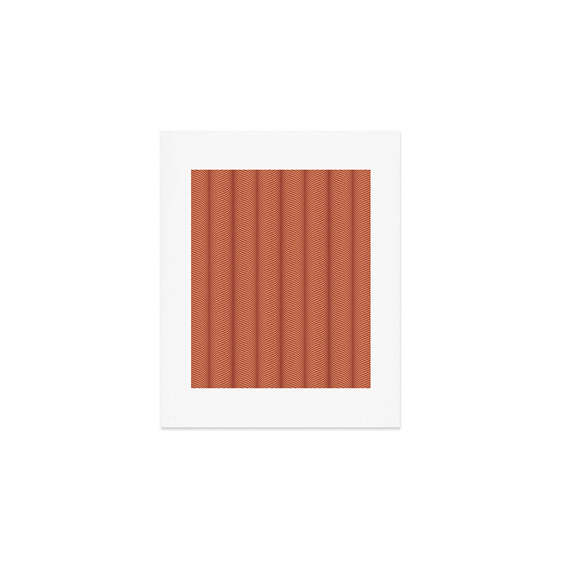 Elysian V Terracotta Art Print Gallery Image 1