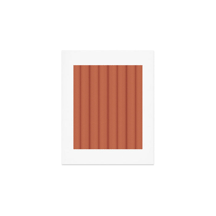 Elysian V Terracotta Art Print Gallery Image 1