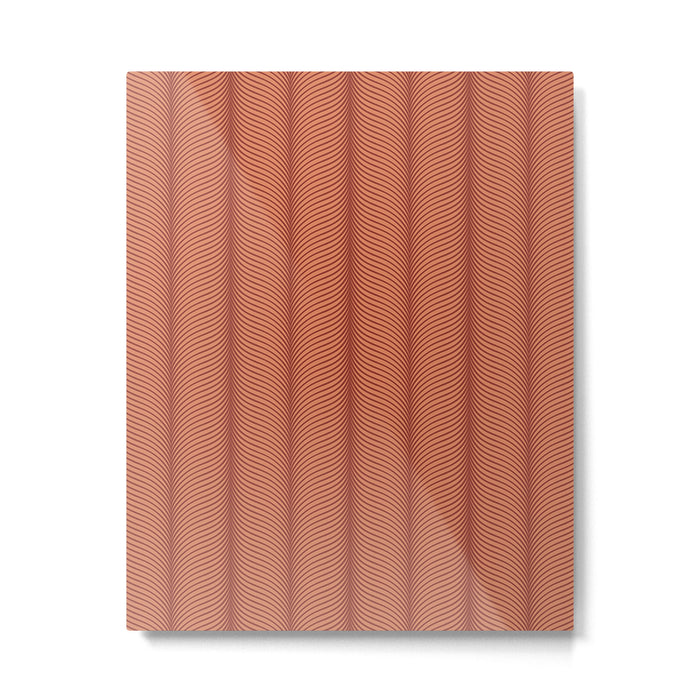 Elysian V Terracotta Metal Print Gallery Image 1
