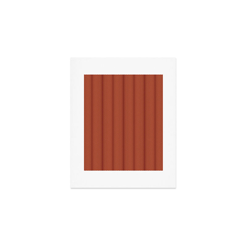 Elysian VI Red Terracotta Art Print Gallery Image 1