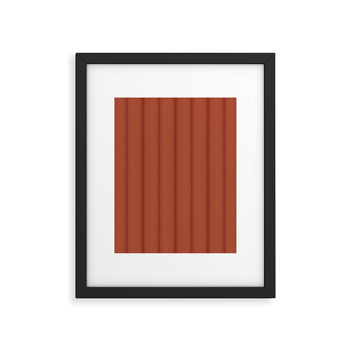 Elysian VI Red Terracotta Framed Art Print Gallery Image 1