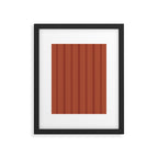 Elysian VI Red Terracotta Framed Art Print Gallery Image 6