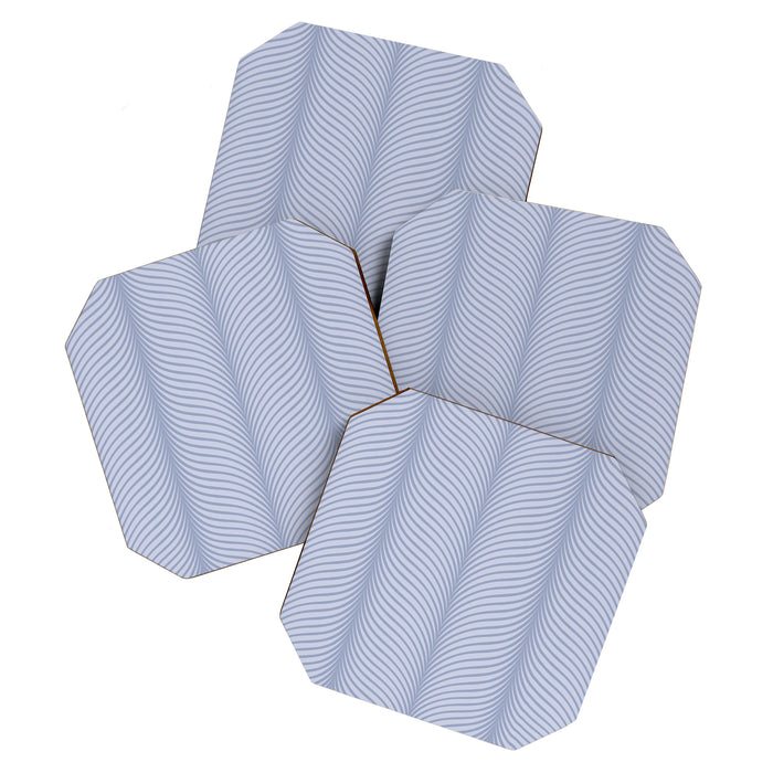 Elysian XI Sky Blue Coaster Gallery Image 1