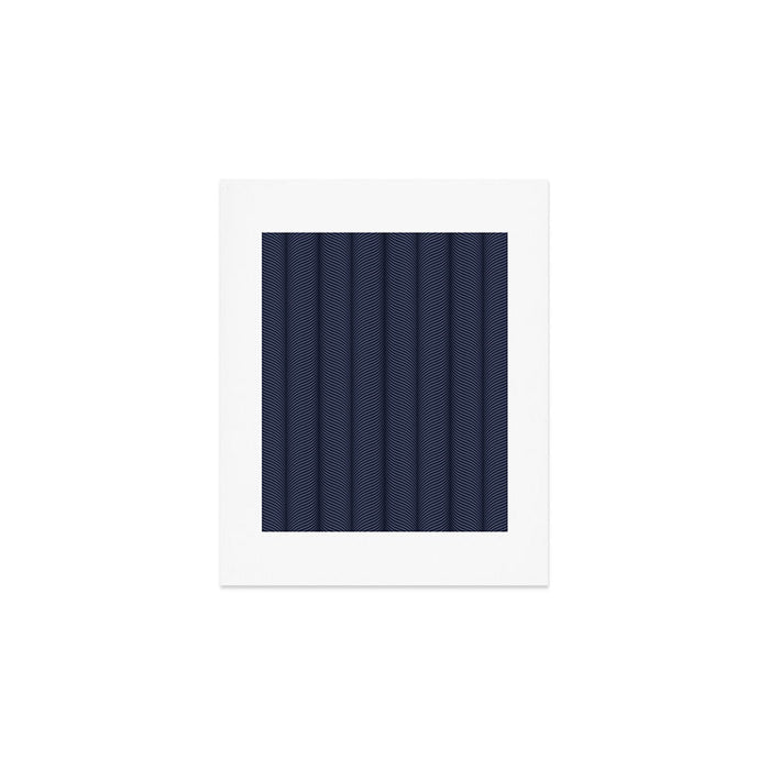 Elysian XII Navy Blue Art Print Gallery Image 1