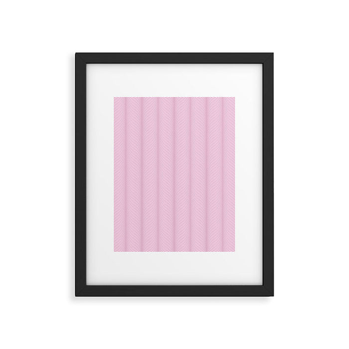 Elysian XIII Lilac Pink Framed Art Print Gallery Image 1