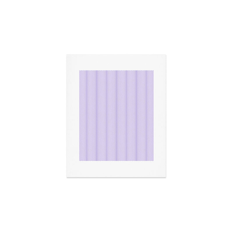 Elysian XIV Lavender Purple Art Print Gallery Image 1